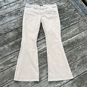 American Eagle Boho Flare Khaki Pants 14 R